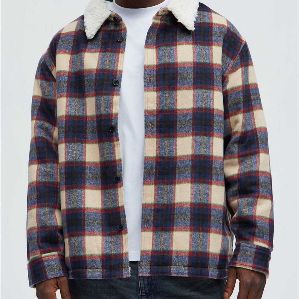 Fashion Nova men’s Sherpa shacket